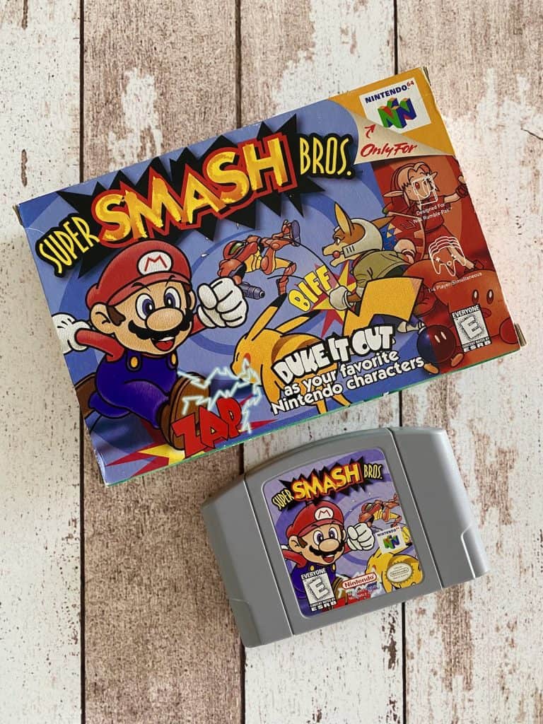 Super smash bros clearance n64 box