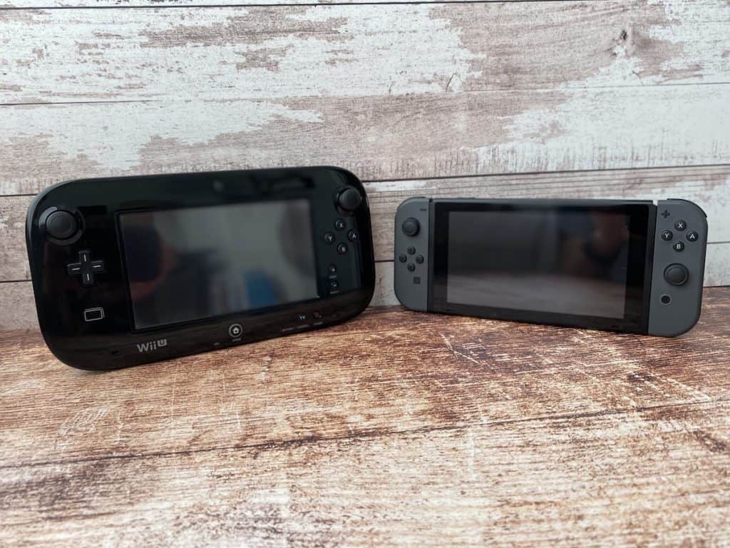 Wii U Gamepad vs. Switch comparison