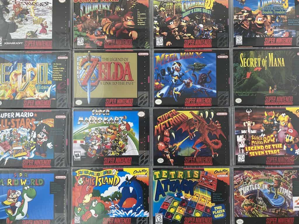 Old snes hot sale games