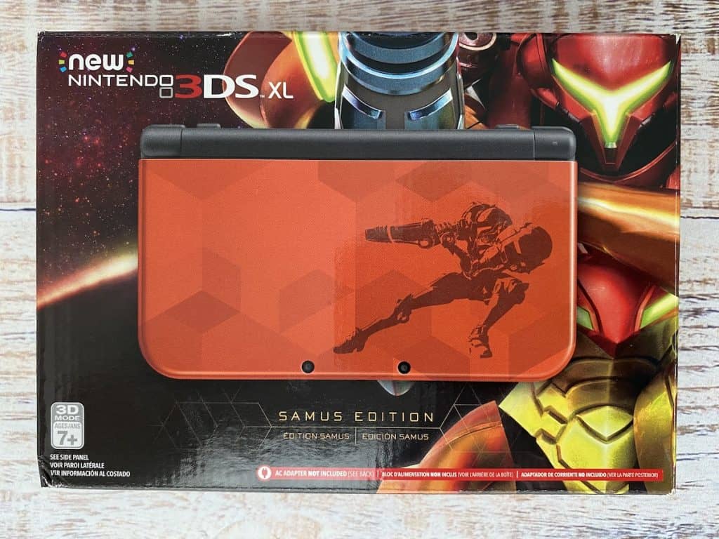 Box for Samus 3DS XL special edition