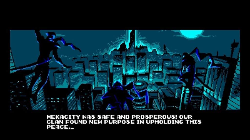 Cyber Shadow Cutscene screenshot