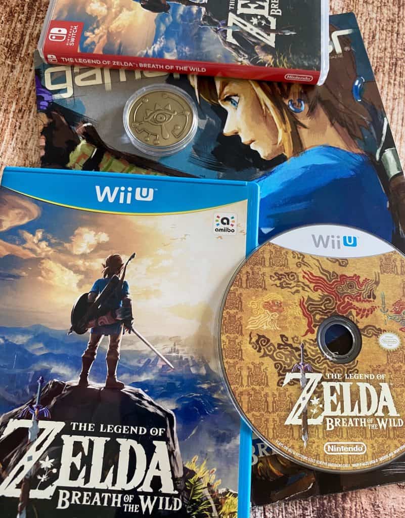 Zelda: Breath of the Wild Wii U disc art