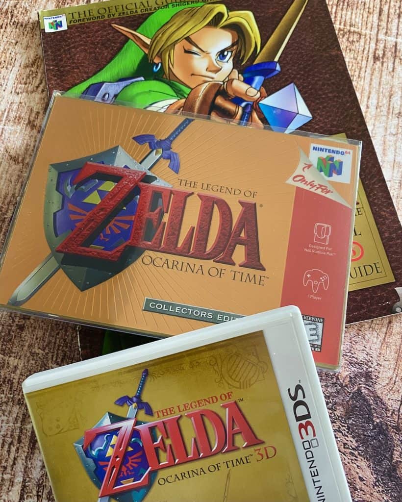 Ocarina of Time N64 Collector's Edition, 3DS remake, and Nintendo Power player's guide