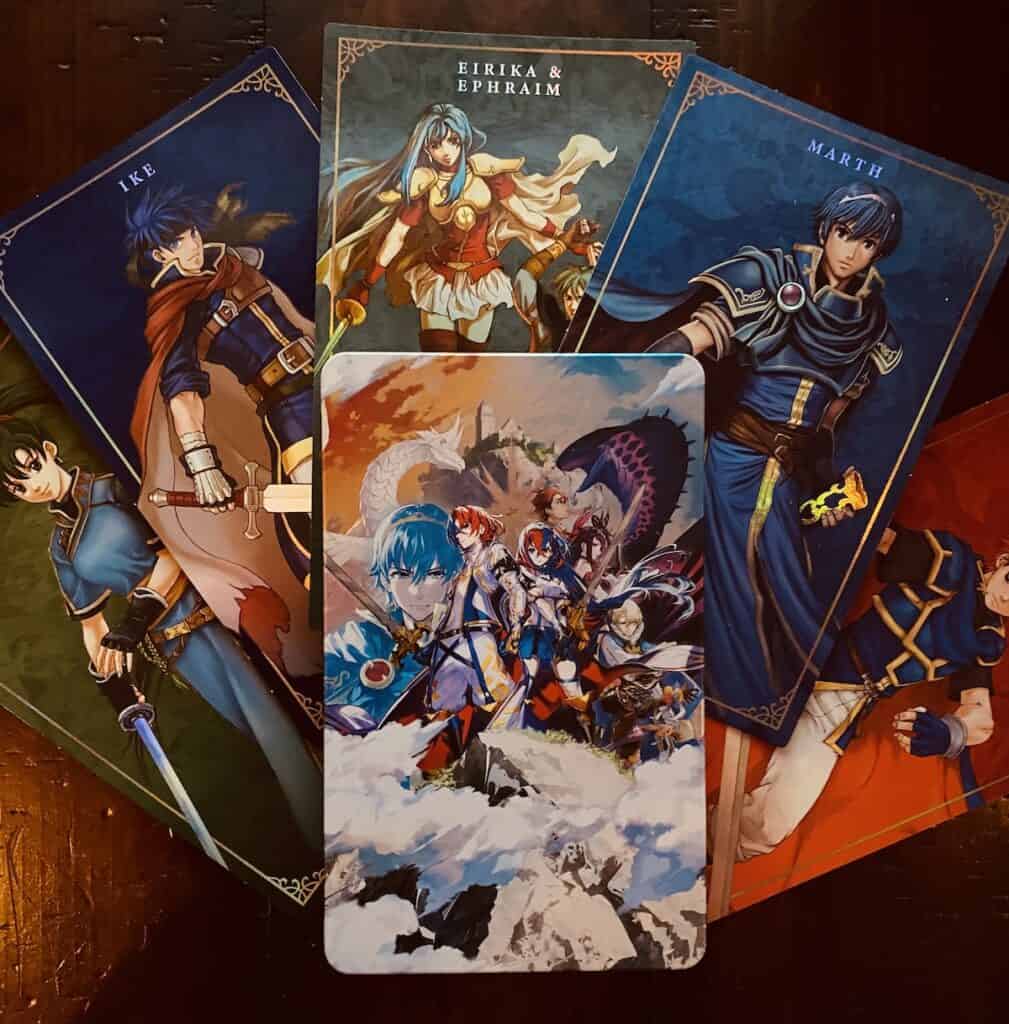Fire Emblem Engage steel book and collector cards